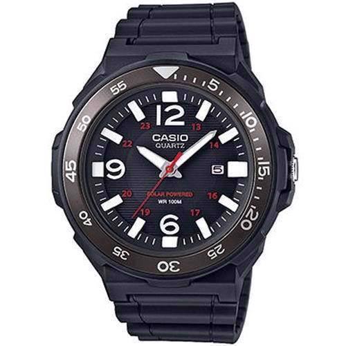 Image of sort resin med stål Classic quartz multifunktion (5330) Herre ur fra Casio